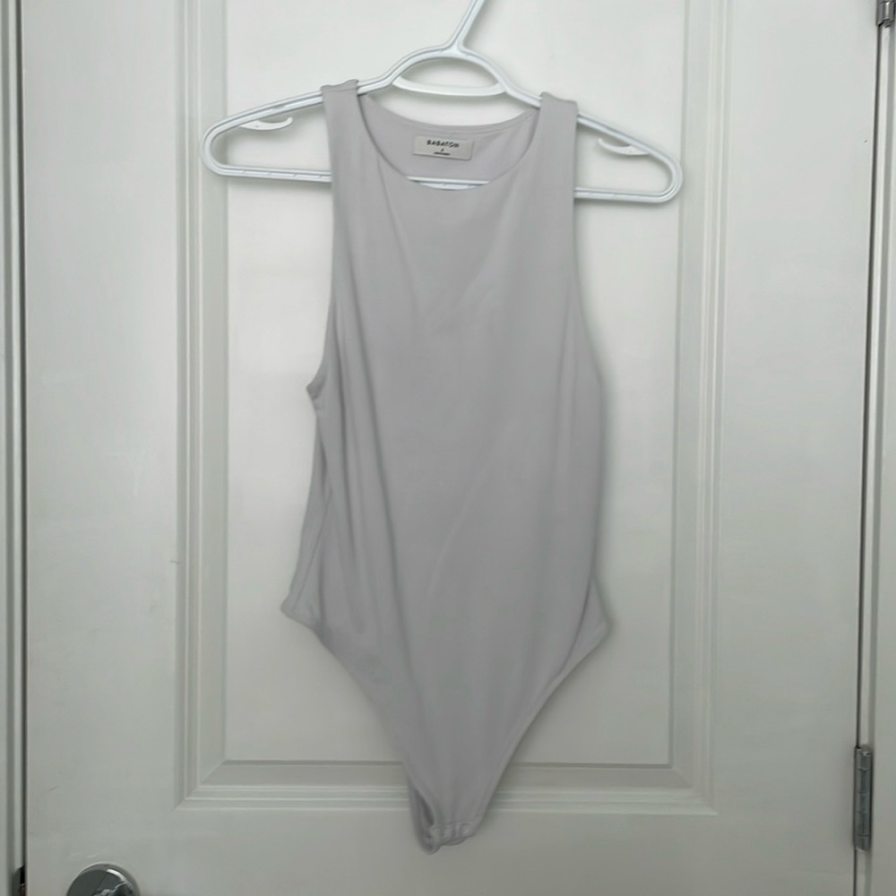 ARITZIA Babaton white bodysuit